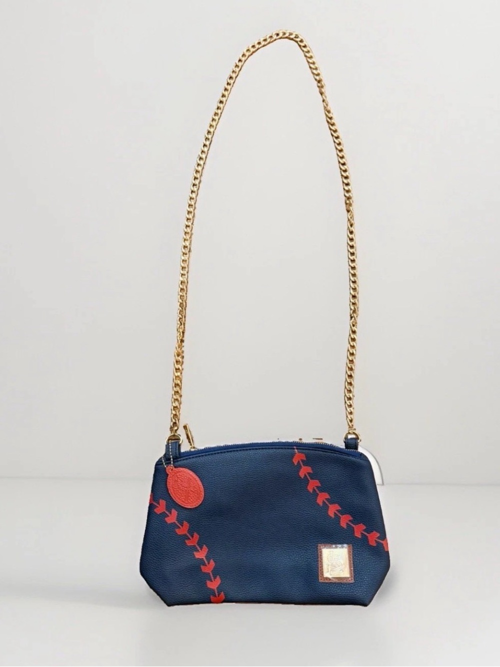Stadium Exclusive St Louis Cardinals Faux Leather Purse Baseball Stitch NEW